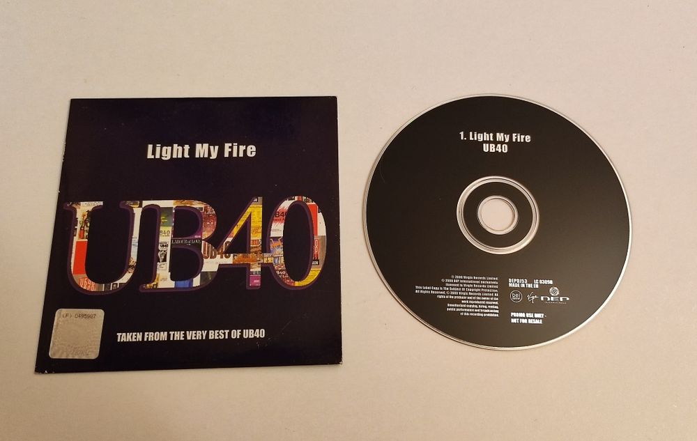 UB40 – Light My Fire płyta Cd singiel
