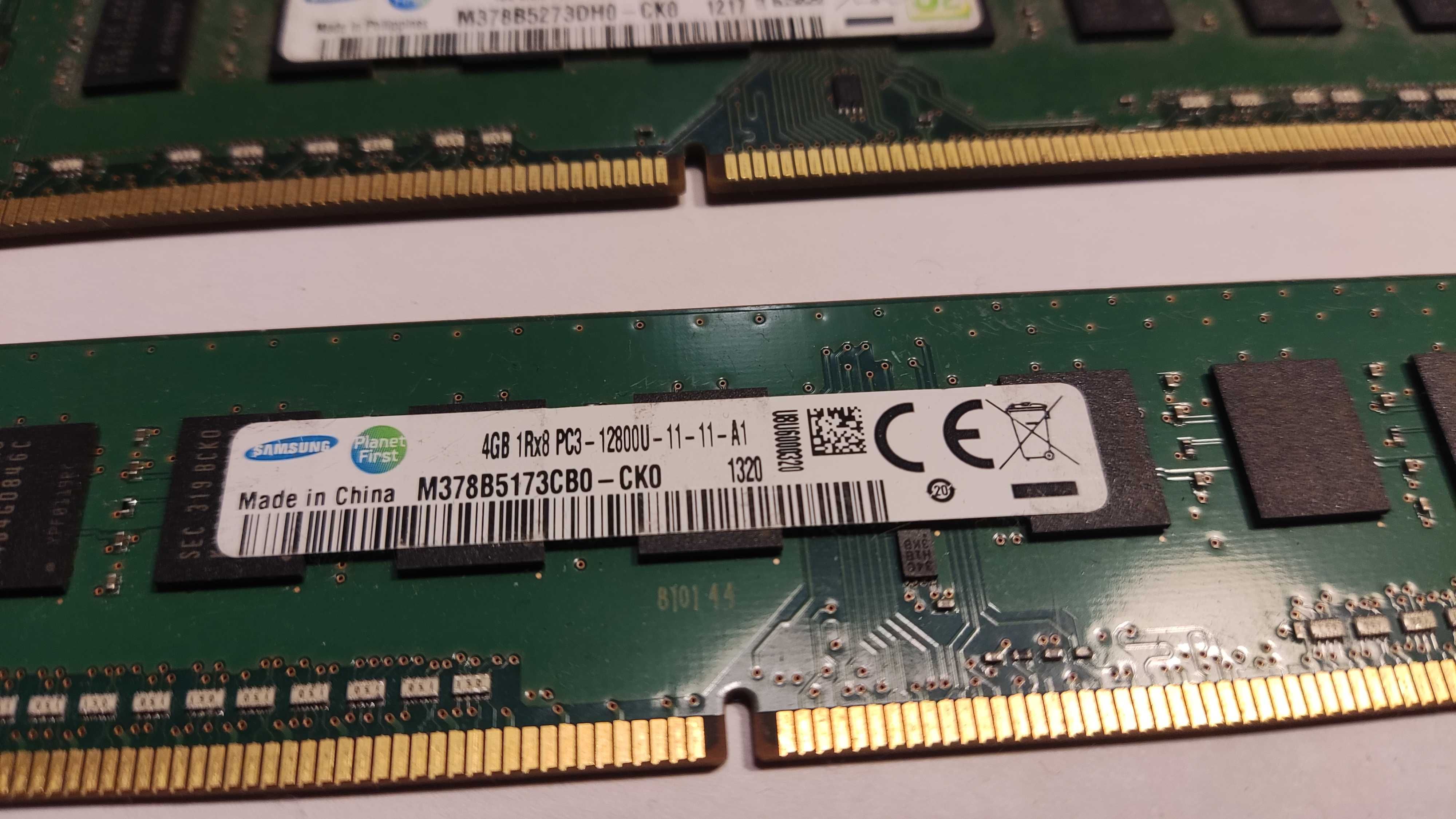 Pamięć RAM 2X4GB samsung DDR3 1333MHz