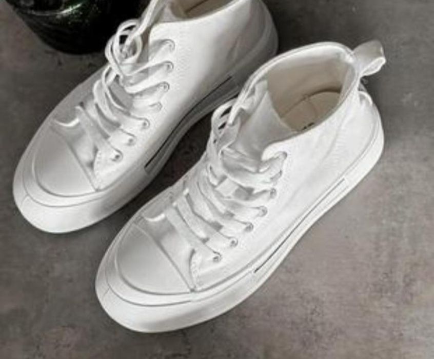 Хайтопи, кросівки високі (Шкіра) "Vito Rossi", розмір. 36.