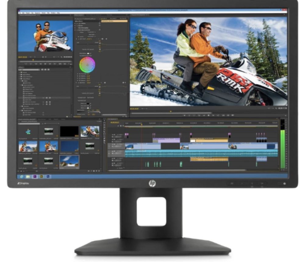 Monitor profissional HP - 24" - LED - Como novo