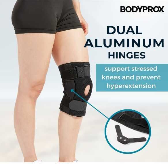 Zawiasowy stabilizator kolana dla mężczyzn i kobiet- rozmiar XL