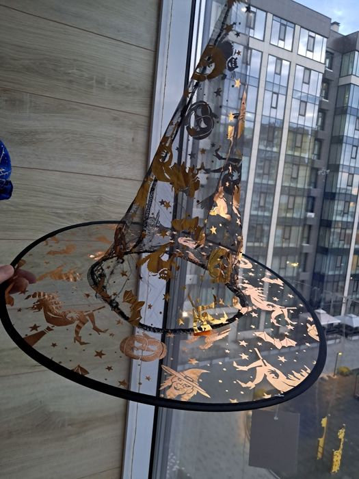 платье ведьмочки волшебницы Хеллоуин 5-6л