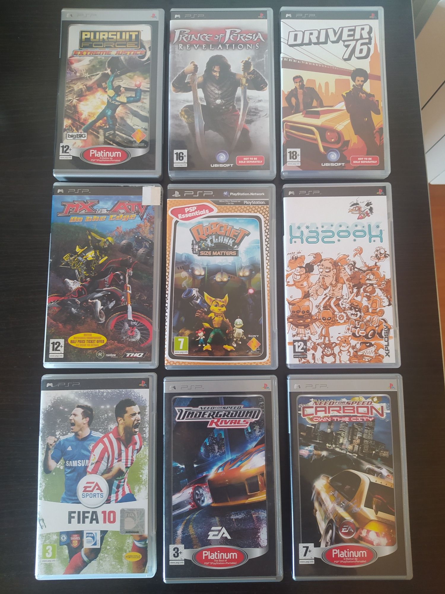 JOGOS PSP  (5€ cada)