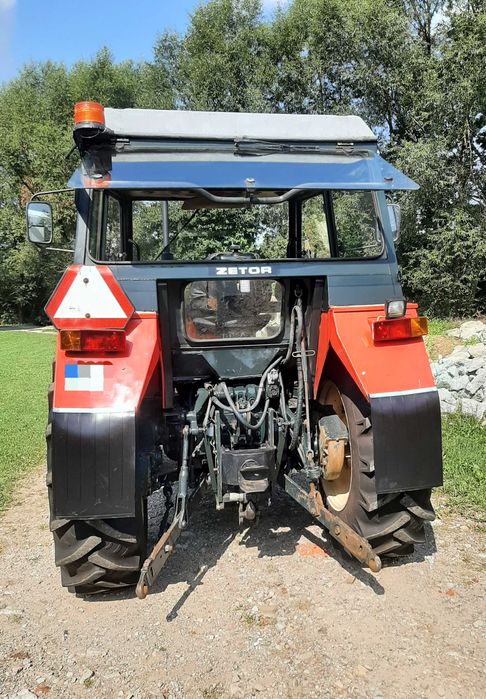 Zetor 7745   Zamiana Zetor Pług do śniegu