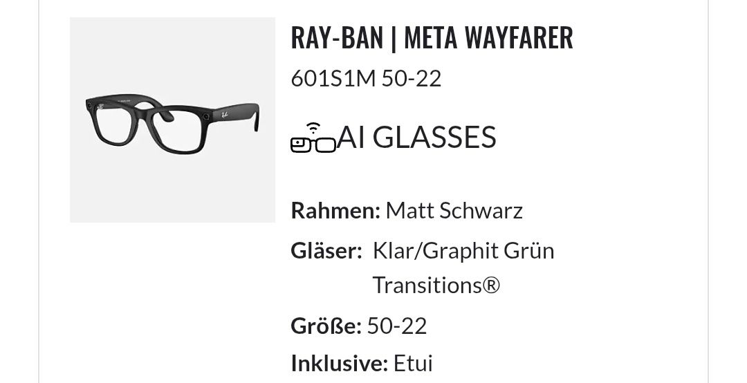 Ray-ban x meta wayfarer 
RAY-BAN | META WAYFARER
RAY-BAN | META WAYFAR