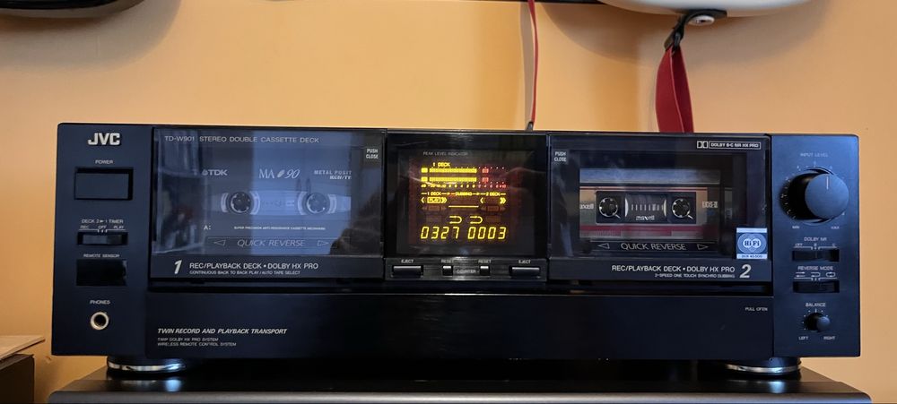 Magnetofon kasetowy JVC TD-W901 najwyższy model