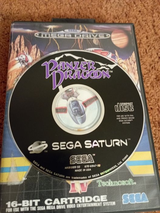 Sega Saturn - Panzer Dragoon CIB - Item para coleccionador em Perfeito