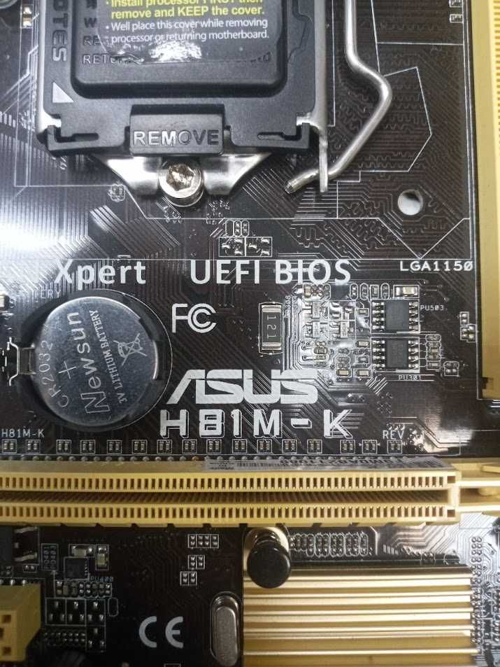 Материнская плата H81M-K + INTEL PENTIUM G3260