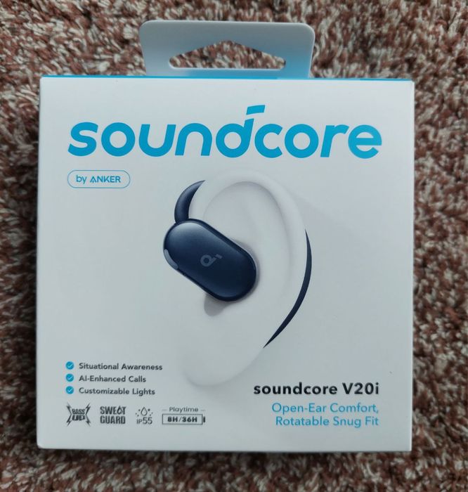 Навушники anker soundcore v20i blue