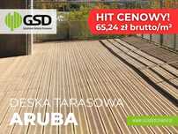 Deska tarasowa ARUBA impr. brąz SOSNA 22 x 120 x 4000 mm  PROMOCJA !!!