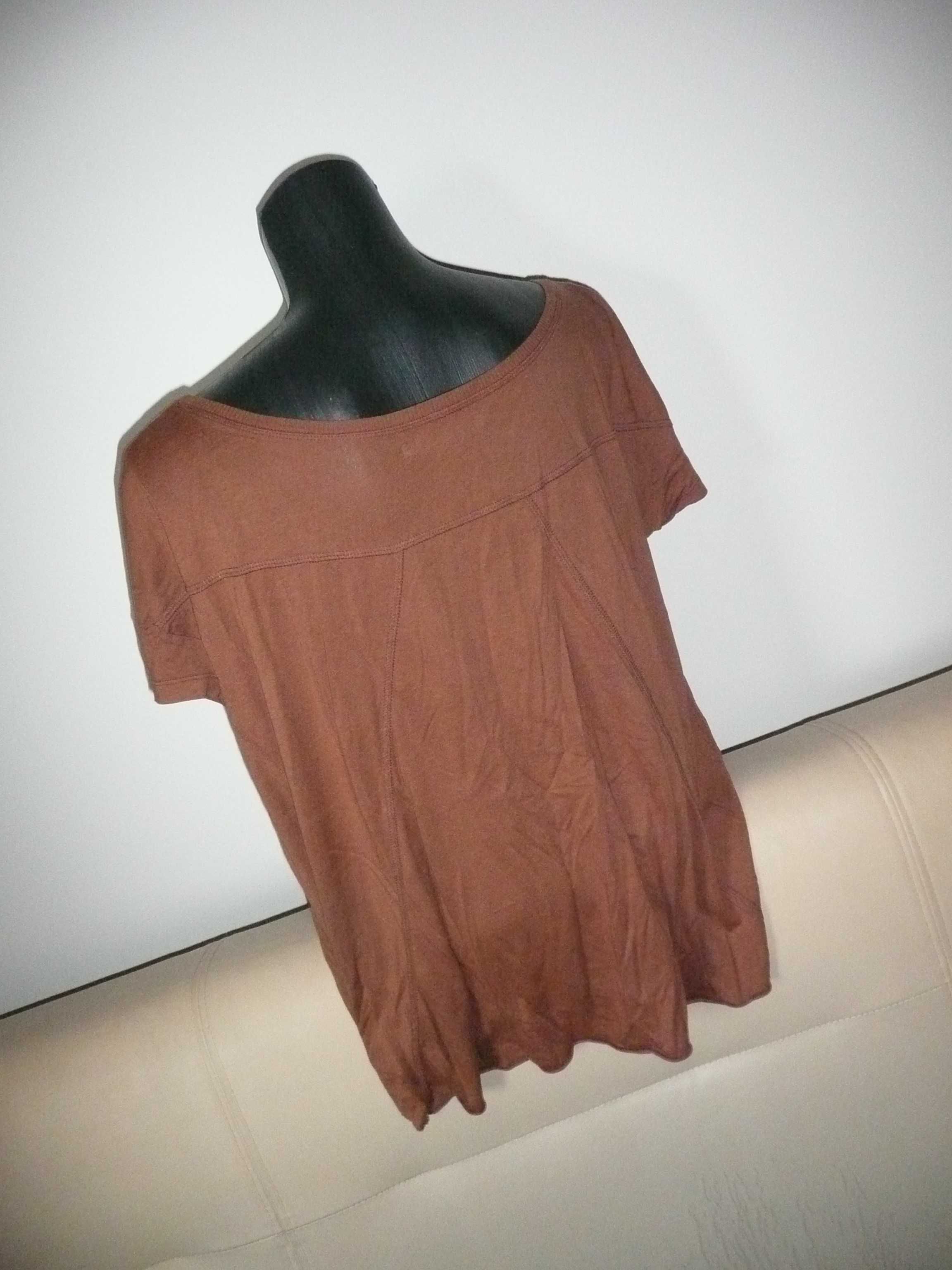 bluzka Bershka animal print oversize