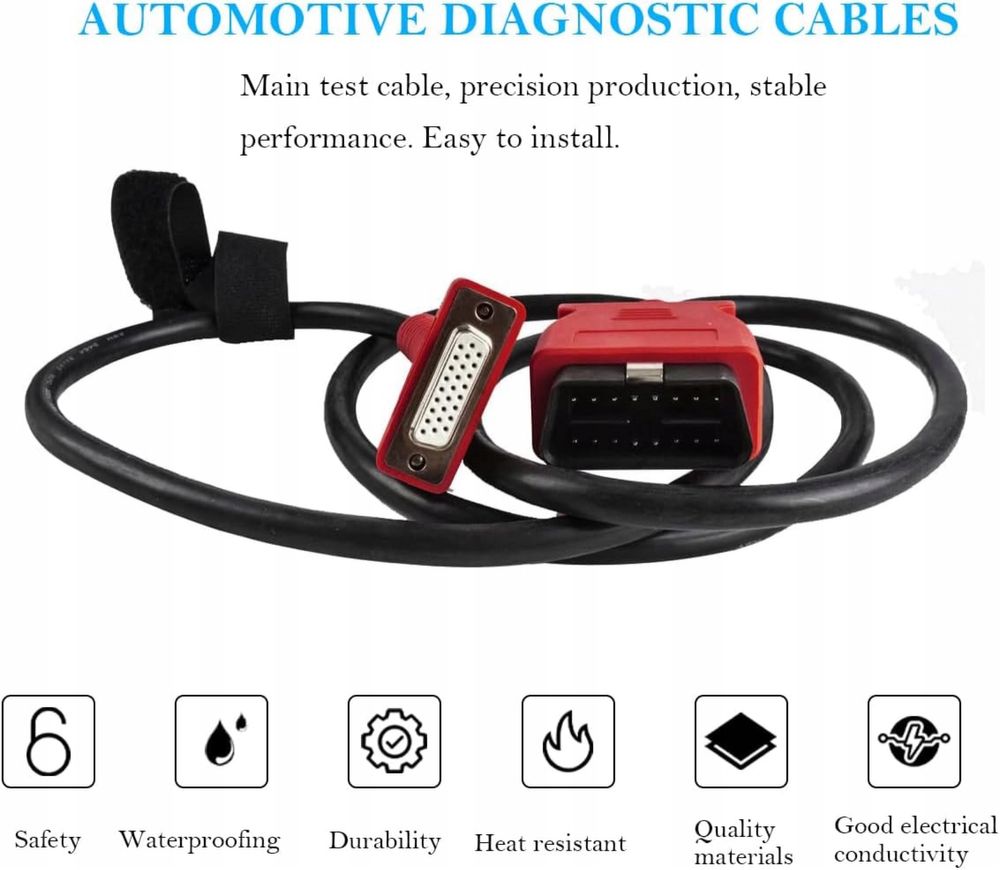 Samochodowy kabel diagnostyczny, kabel skanera OBD2 MS906 MS905 MS908