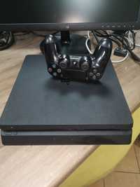 PS4 Slim z padem  6 gier cyfrowych i 1 gra pudełkowa Mortal Kombat X