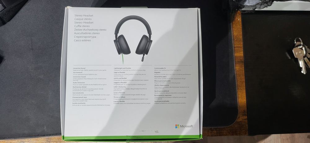Słuchawki microsoft Headset Stereo 8LI-00002 Nauszne