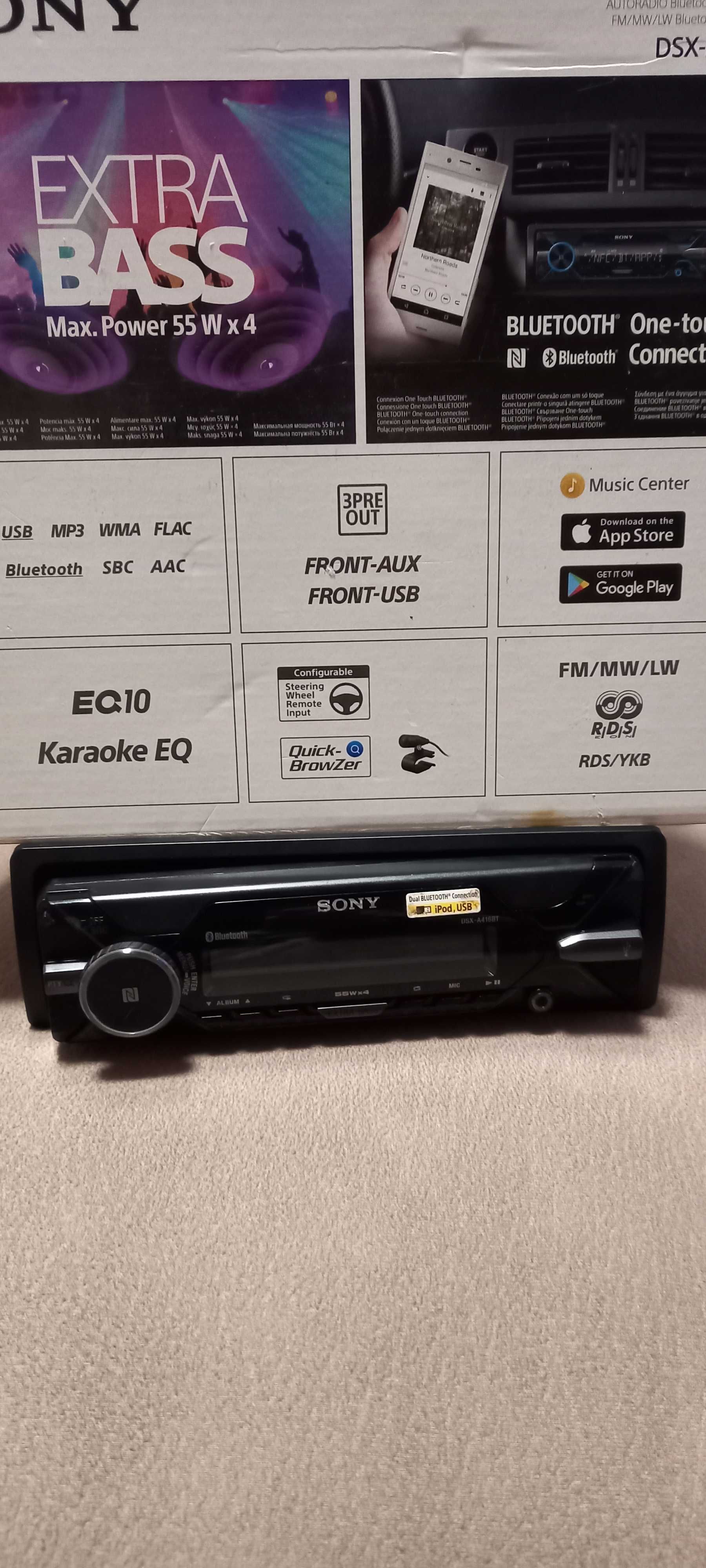 Vendo Auto Rádio SONY 4×55w