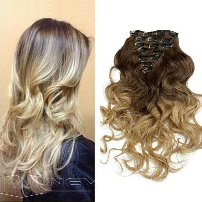 волосы омбре,амбре трессы волосы на заколках,омбре амбре пряди тресс в