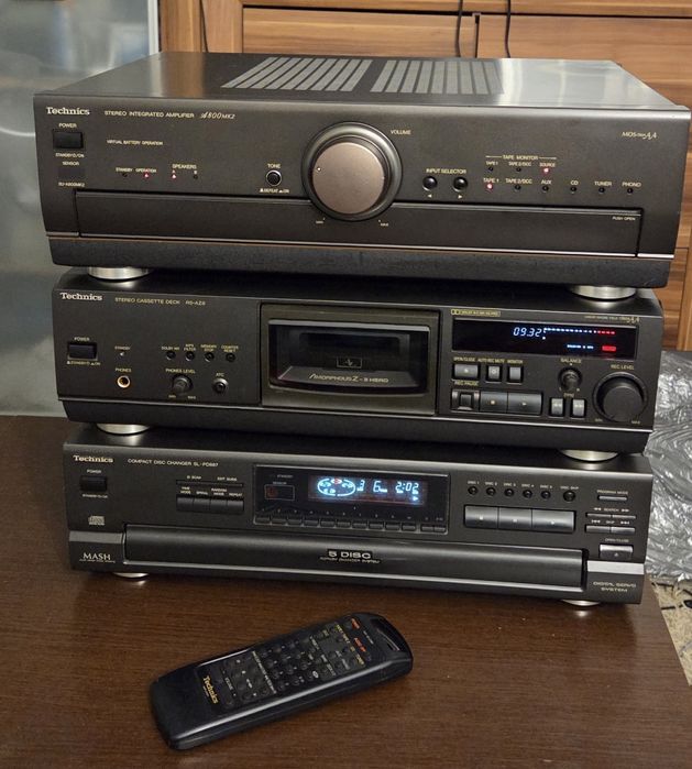 Technics SU-A800MK2, RS-AZ6, SL-PD887, pilot