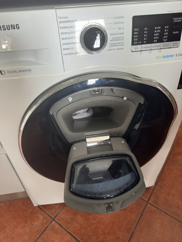 Maquina lavar e secar Samsung eco bubble 8kg/6kg