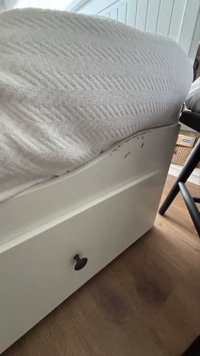 Cama Ikea Hemnes com 3 gavetas