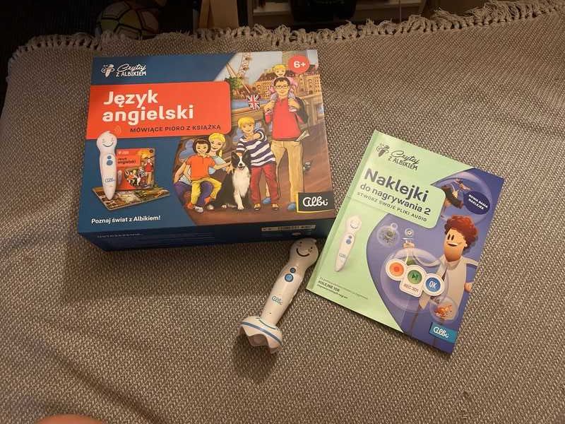Albik „Język angielski” + naklejki do nagrywania