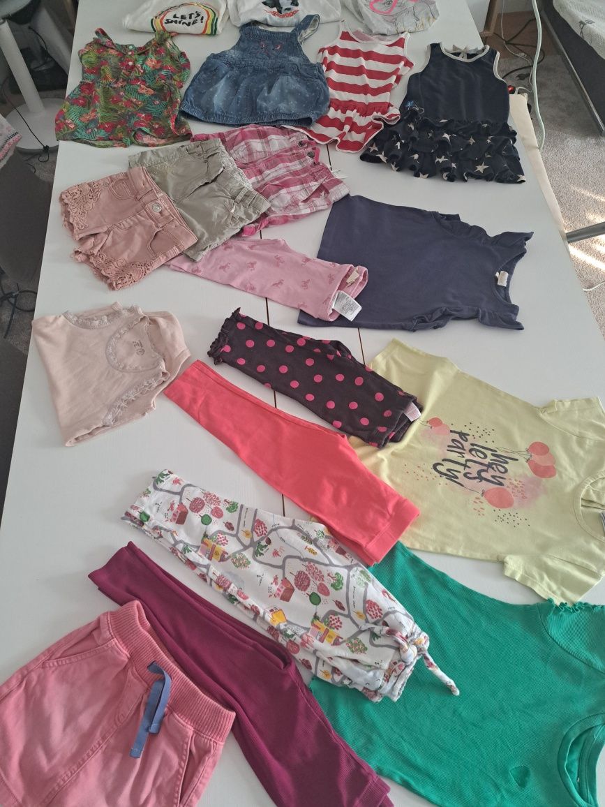 Zestaw paka dla dziewczynki lato 92 zara smyk
