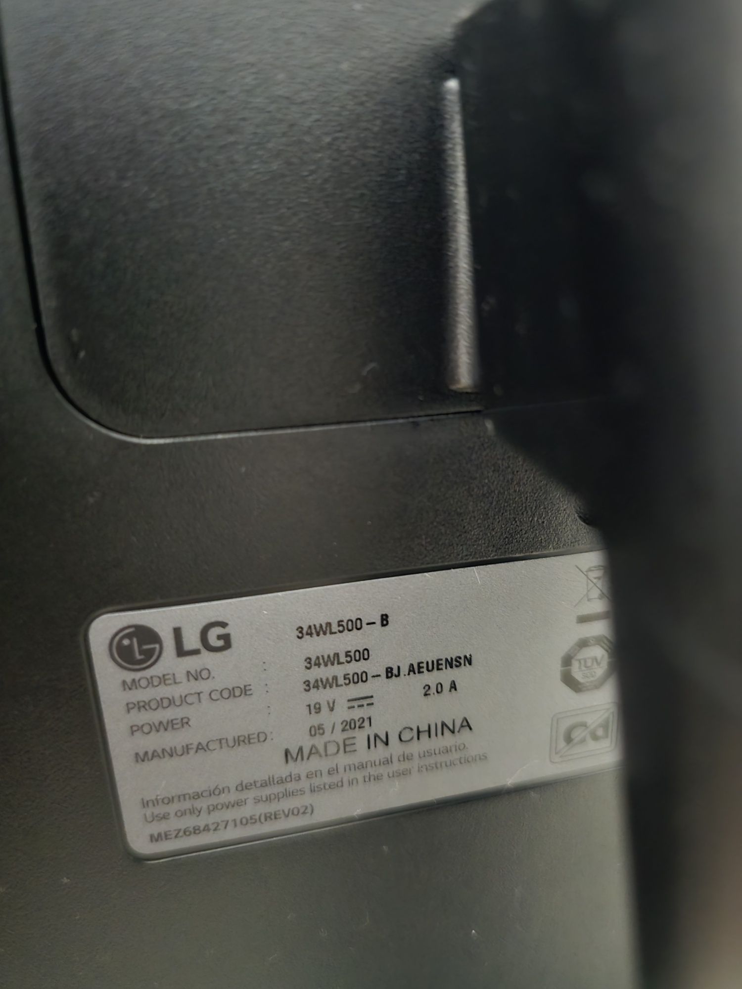 Monitor LG UltraWide 34"