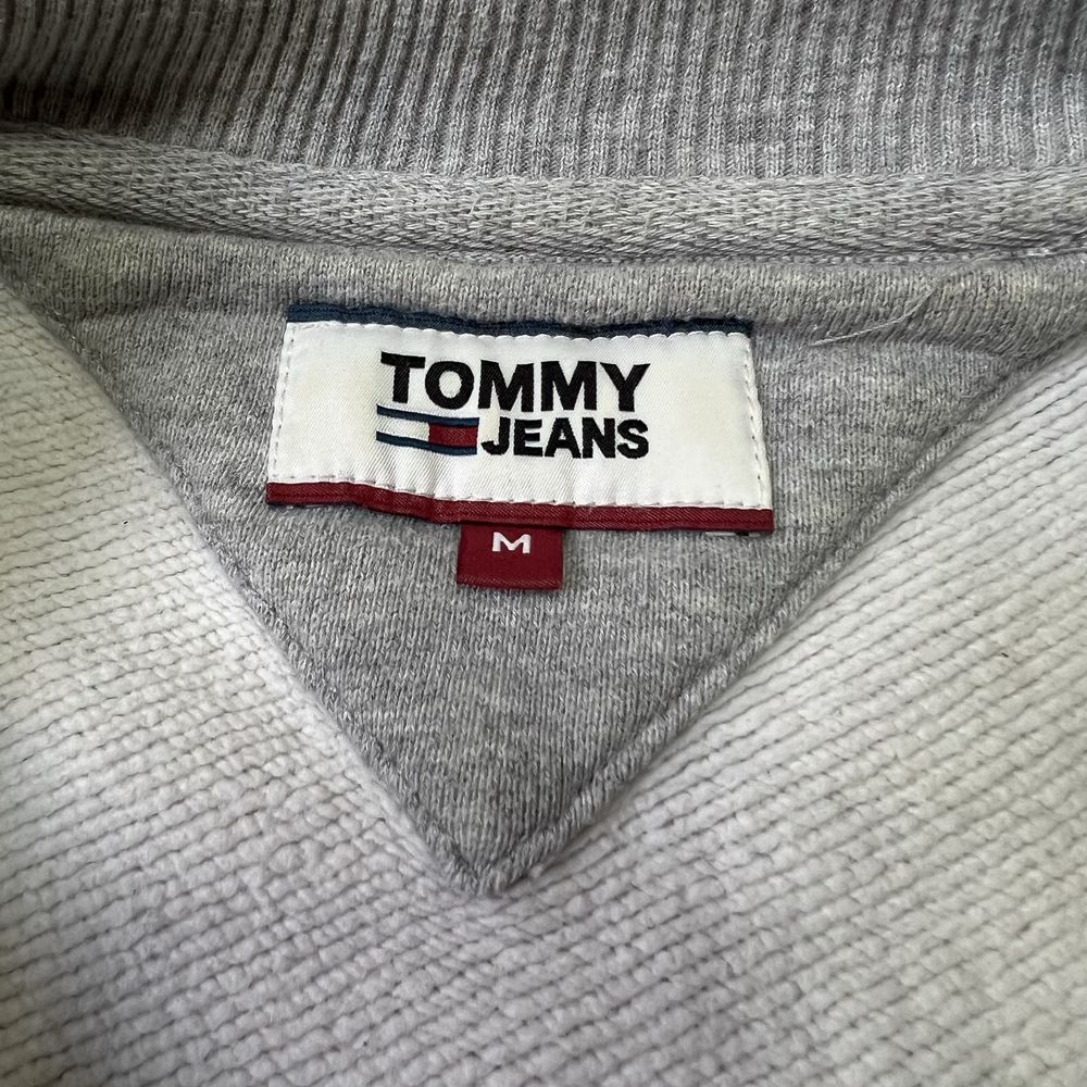 Tommy Hilfiger оригинал мужской свитшот кофта большое лого без флиса