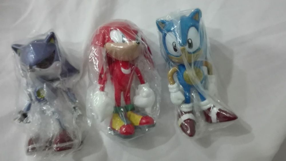 Conjunto 6 figuras Sonic - Sega (novas)