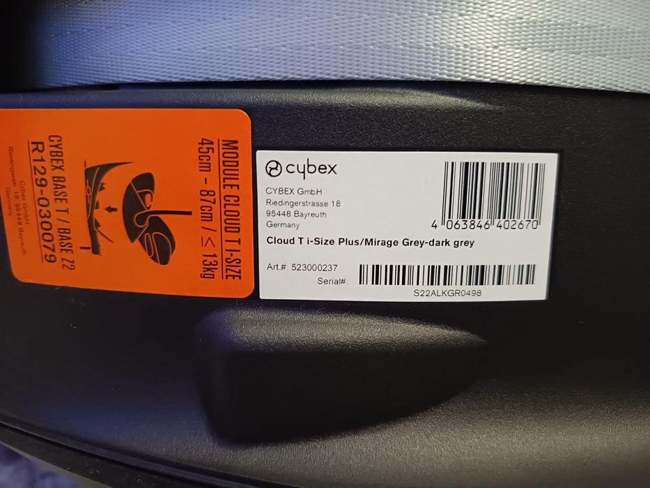 Fotelik nosidełko Cybex Platinum Cloud T i-Size Plus