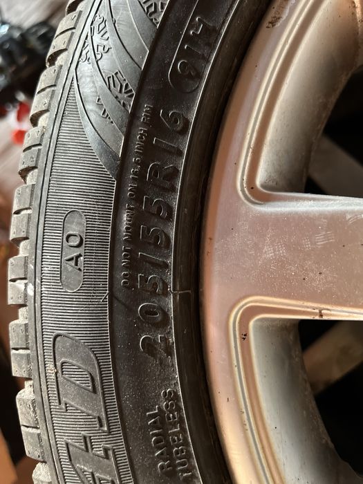 Зимова гума з дисками 205/55/16