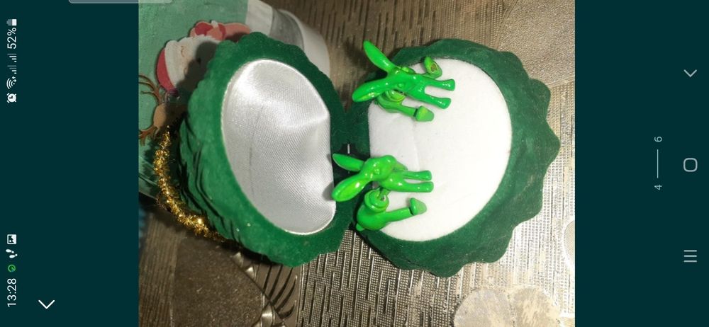 Цепочка мед золото и серьги пусеты