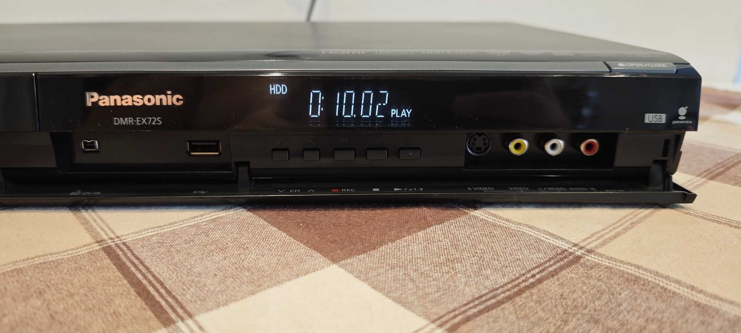 Nagrywarka DVD z HDD160GB Panasonic DMR-EX72S tuner satelitarny