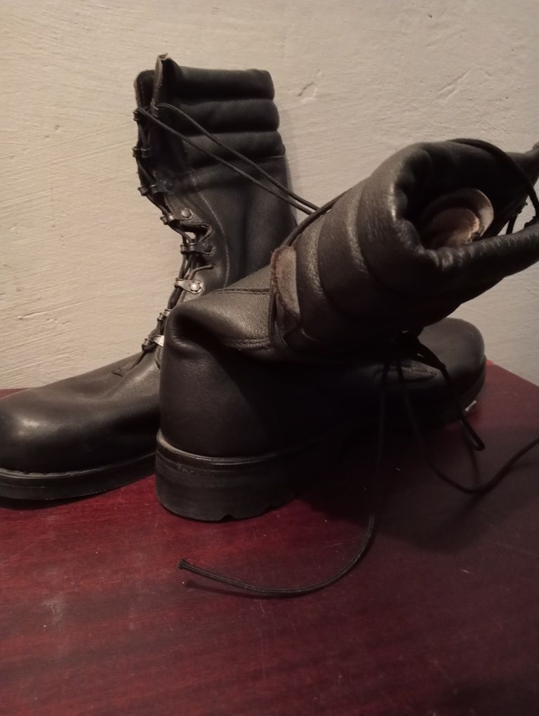 Trzewiki desanty wojskowe mon czarne skoczki 32 buty lwp wp 919