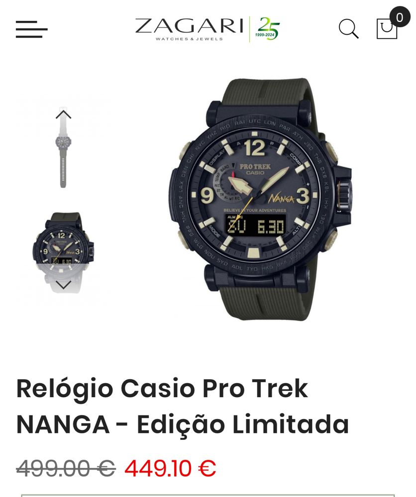 Casio ProTrek Nanga Ed. Limitada