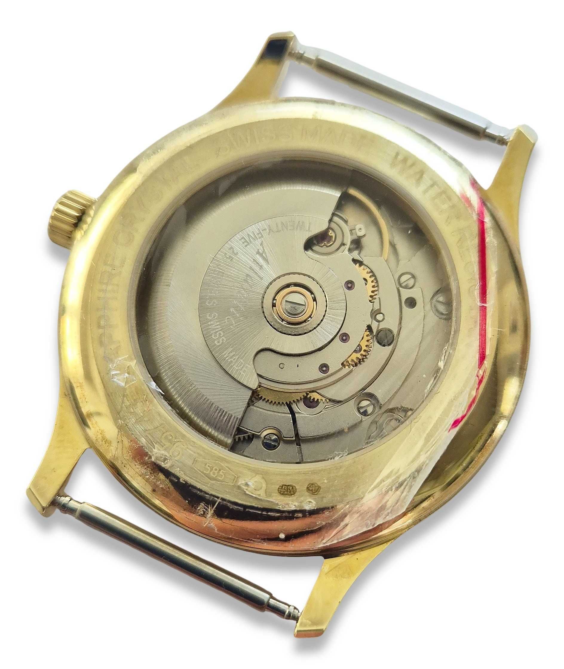 Złoty zegarek męski 14k 585 Atlantic Seagold Automatic mw015y 14k