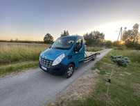 Renault master 2.3 dci 125km auto laweta najazd autolaweta europa