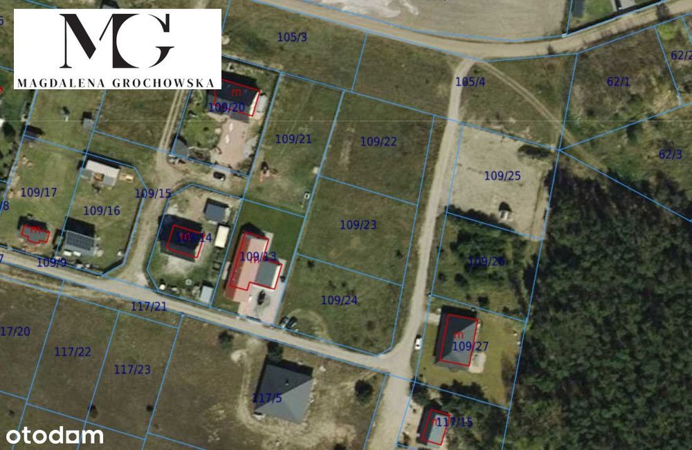 Działka Władysławowo ze ścianą Lasu