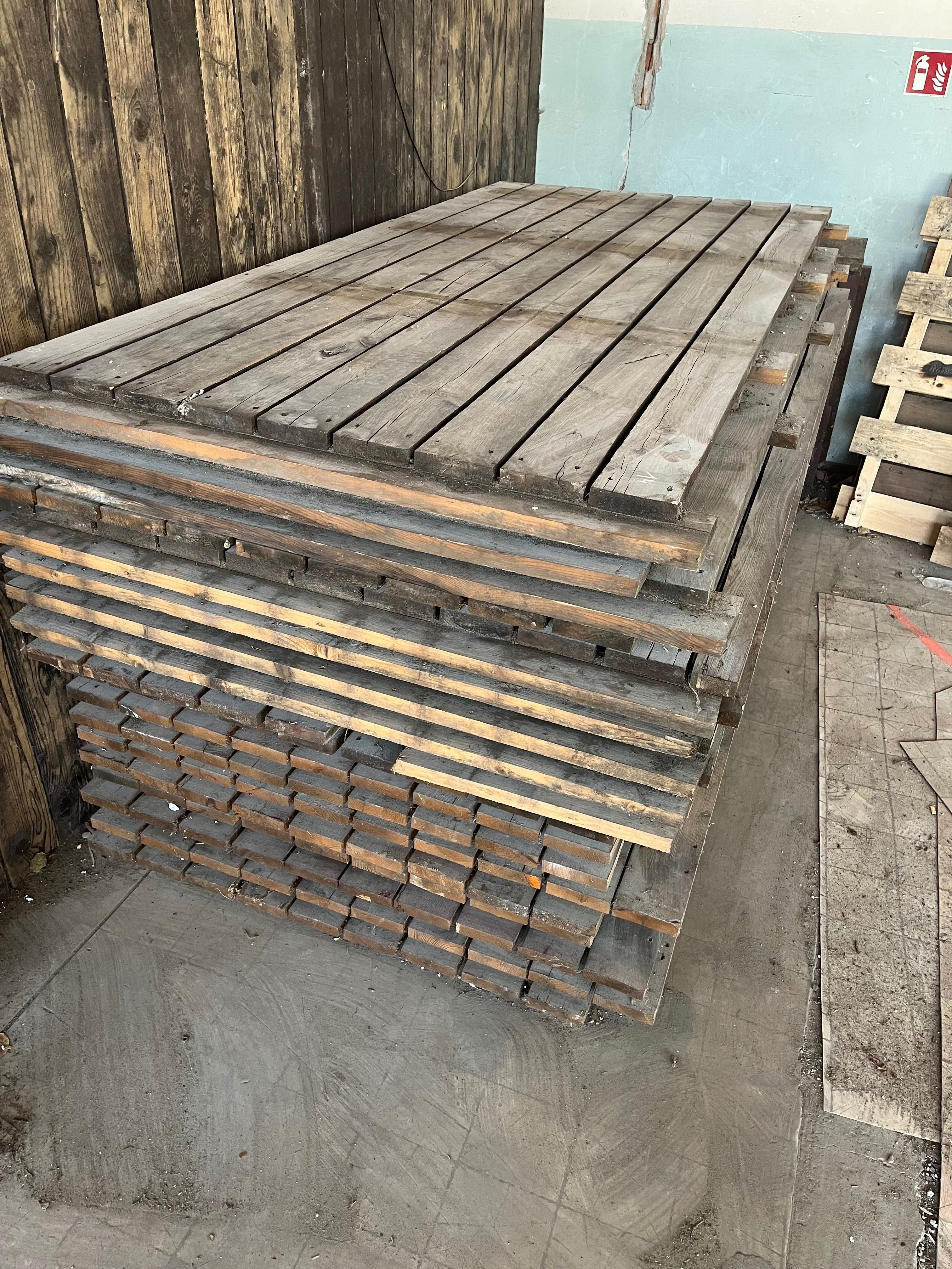 Podesty drewniane tarasowe 2,5x1,25m ponad 60m2 strugane