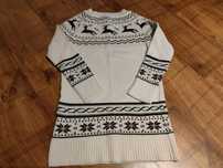 Sweter sweterek świąteczny 152/158