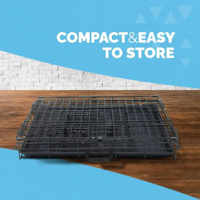 Novo! Dog Crate Jaula Transportadora Metálica XS S M L XL XXL