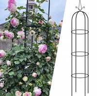 Pergola Ogrodowa na Kwiaty Róże Metalowa Obelisk + Kotwy