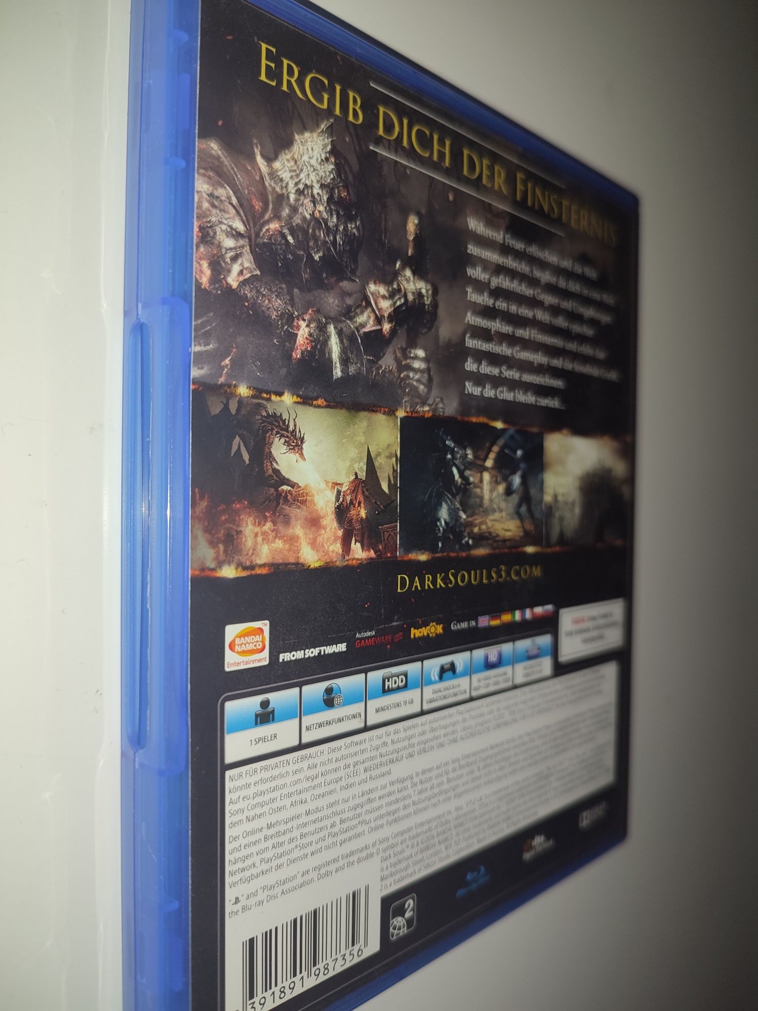 Gra Ps4 Dark Souls III PL gry PlayStation 4 UFC Sniper Mafia Crash NFS