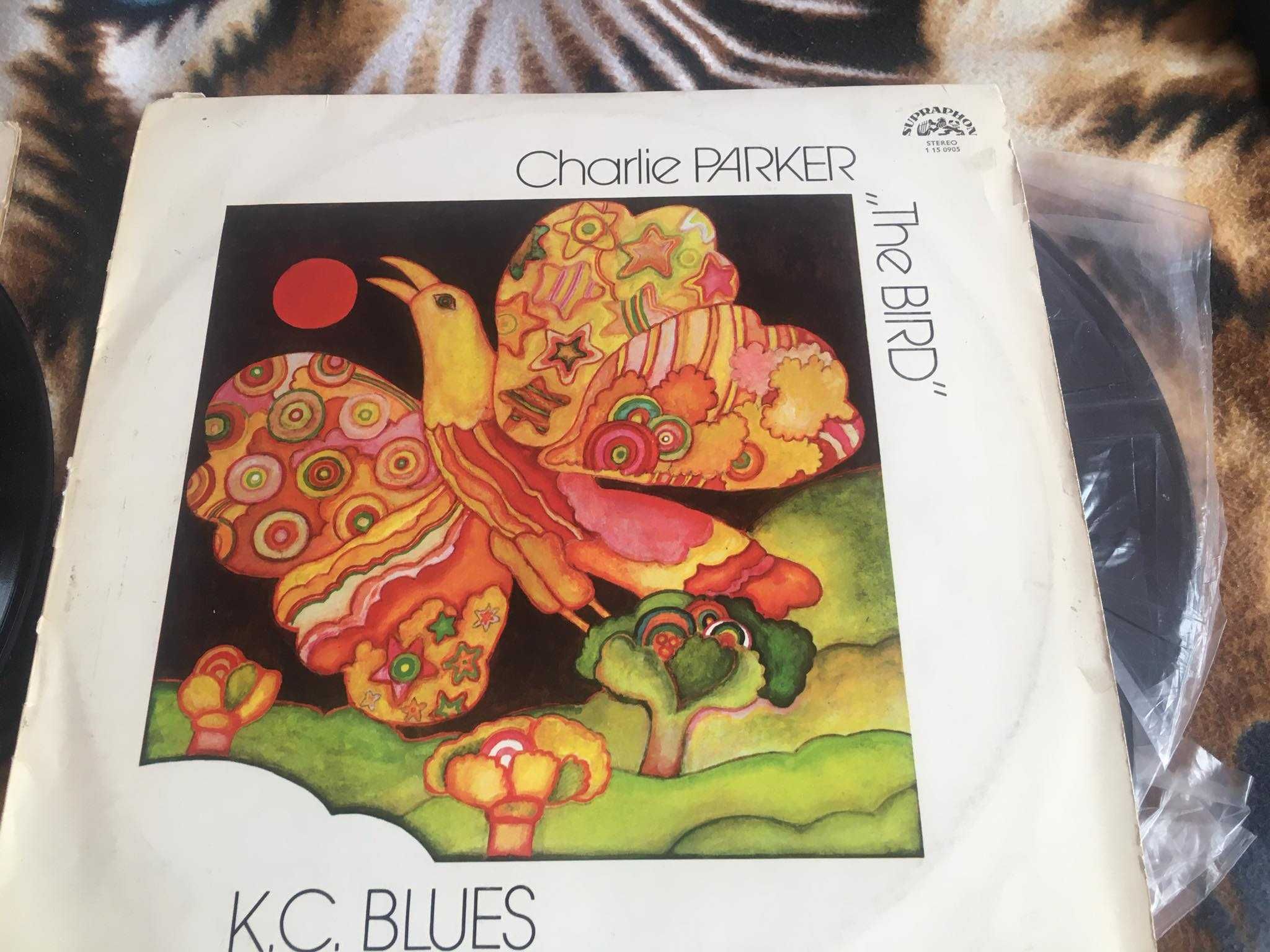 charlie parker the bird  kc blues  winylowa plyta rzadka