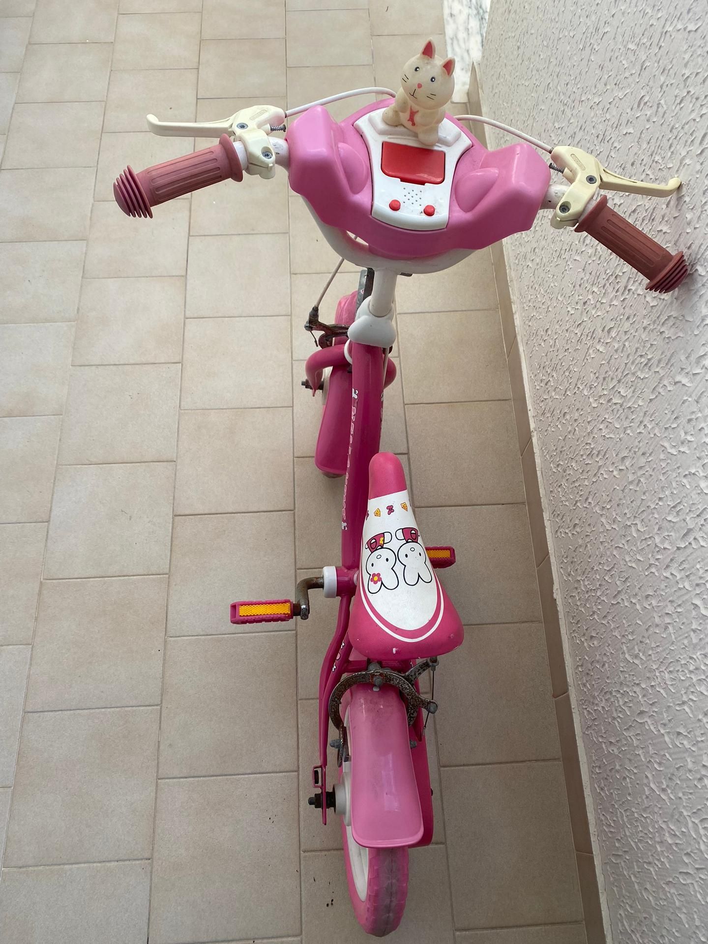 Bicicletas adulto e infantil menina