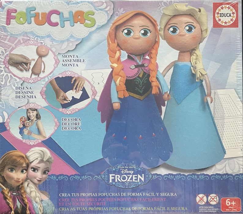 Brinquedo - fofuchas Frozen, +6anos