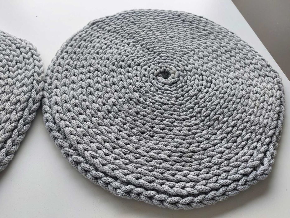 Podkładki mata ze sznurka pod talerz na stół hand made