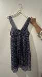 Vestido Azul Florido Nº 40