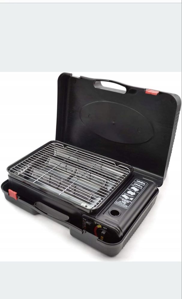 Grill turystyczny gazowy