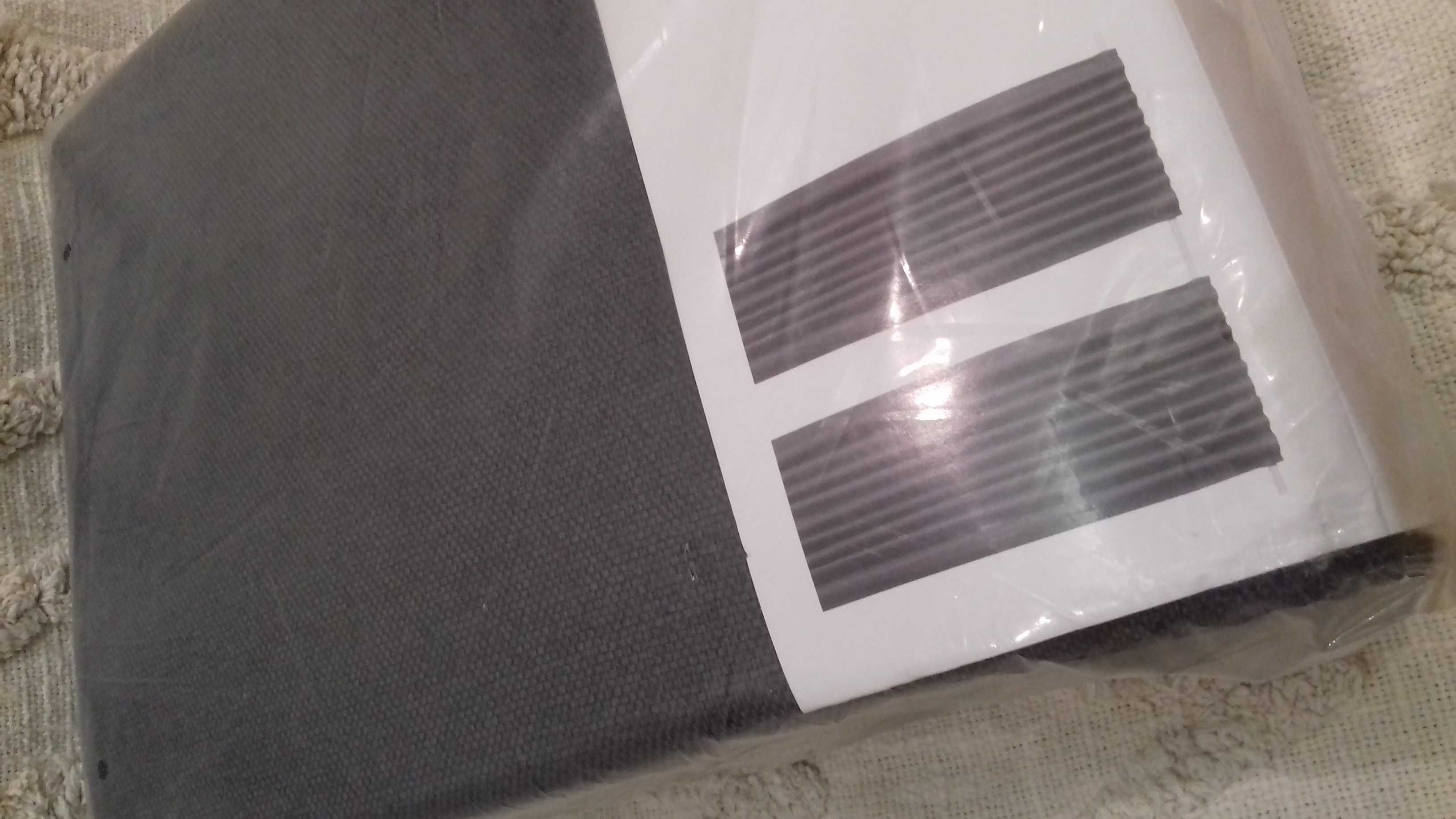 Zasłony IKEA ANNAKAJSA 145x300 szary grube kotary zaciemniające