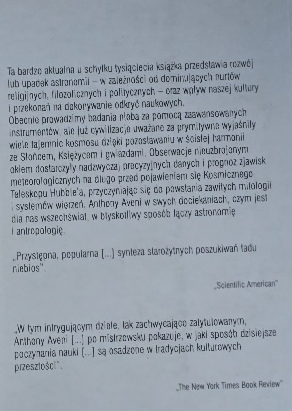 Astronomia Rozmowy z planetami Anthony Aveni *